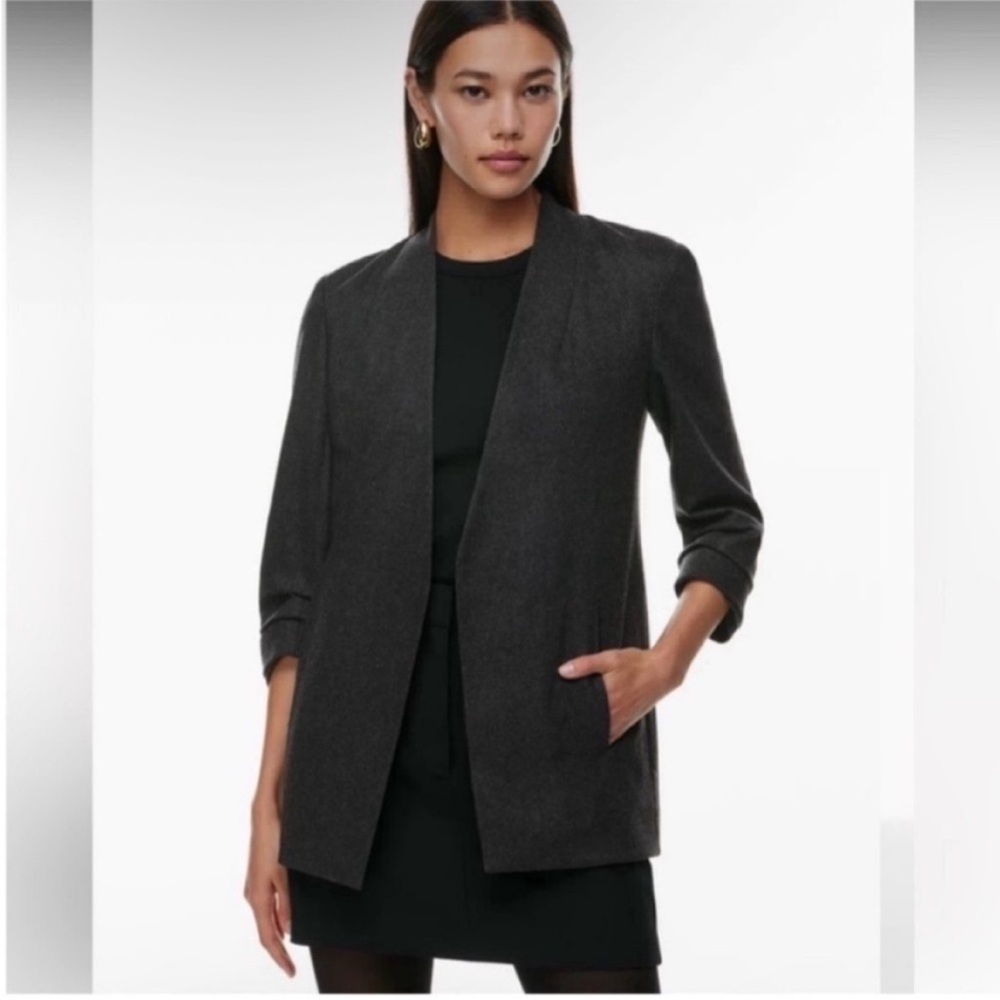 Aritzia Babaton Wool and Cashmere Blend New Power Blazer